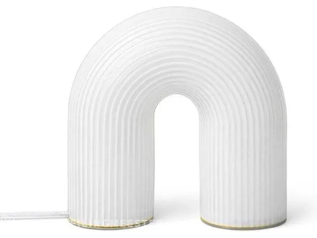 2x design tafellamp ferm living, vuelta, wit - afbeelding 1 van  8