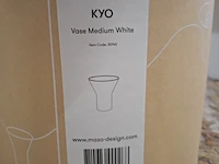 2x design vaas mazo, kyo vase medium, white - afbeelding 5 van  7
