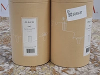 2x design vaas, mazo, kyo vase star large, white - afbeelding 5 van  7