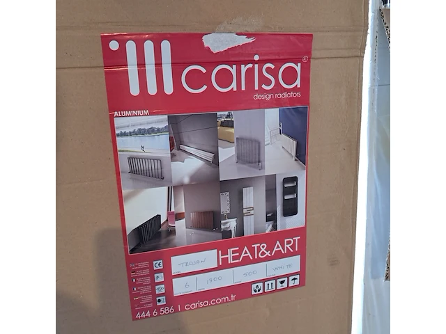 2x designradiator, carissa, trojan, matwit - afbeelding 4 van  5