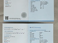 2x diamant - totaal samen 0.45ct ( hrd gecertificeerd ) - afbeelding 5 van  5