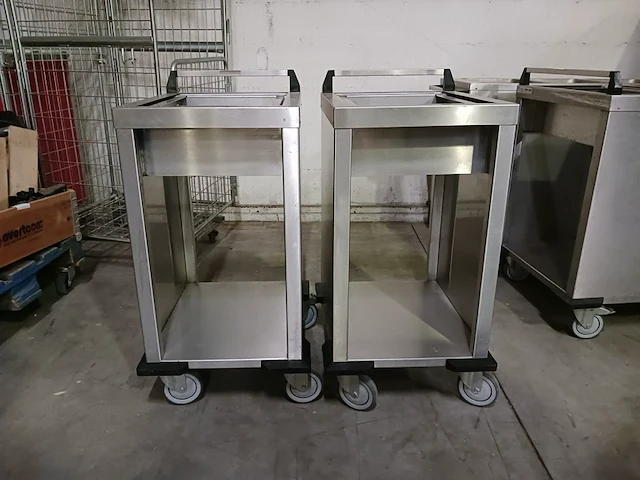 2x dienbladenwagen constante verdeelhoogte , mobile containing, ort ms speciaal , 2003 - afbeelding 1 van  6