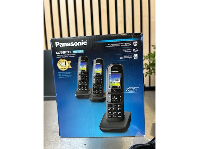 2x digitale draadloze telefoon panasonic, philips - afbeelding 2 van  5