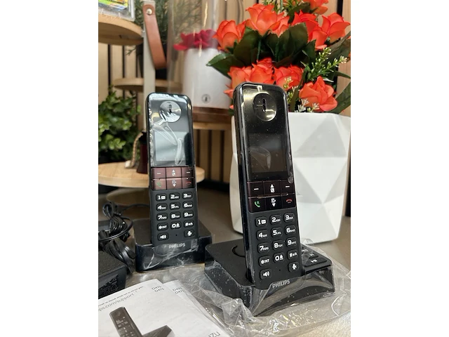 2x digitale draadloze telefoon panasonic, philips - afbeelding 3 van  5