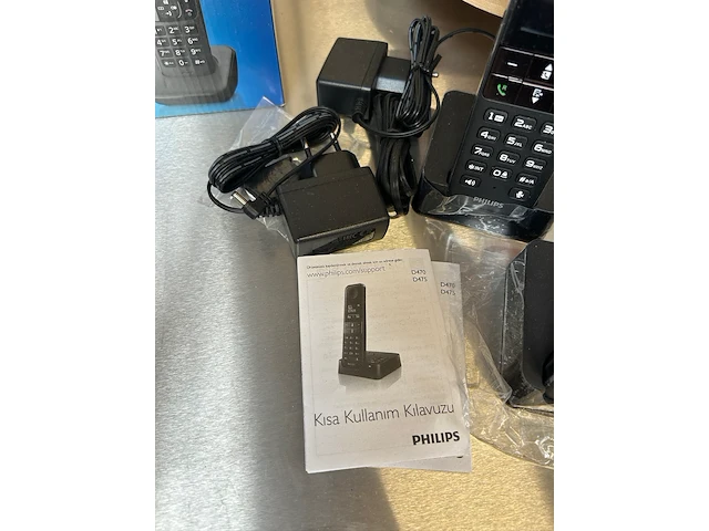2x digitale draadloze telefoon panasonic, philips - afbeelding 4 van  5