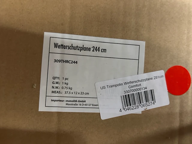 2x doos met trampoline accessoires - afbeelding 5 van  5