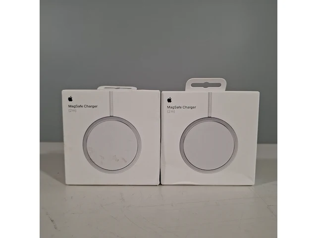 2x draadloze oplader, apple, magsafe charger - afbeelding 1 van  3