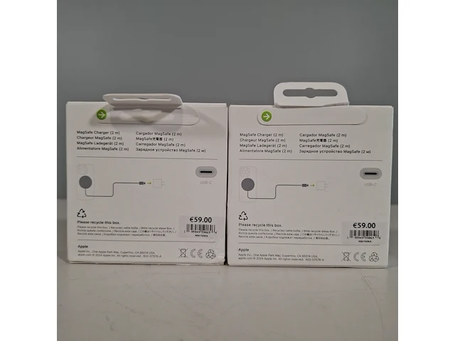 2x draadloze oplader, apple, magsafe charger - afbeelding 2 van  3