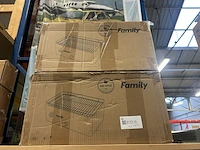 2x draagbare barbecue bbq xpert, family - afbeelding 1 van  3