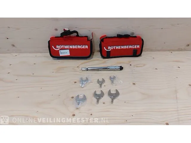 2x draaisteekmoment sleutel set rothenberger, 175001 - afbeelding 1 van  7