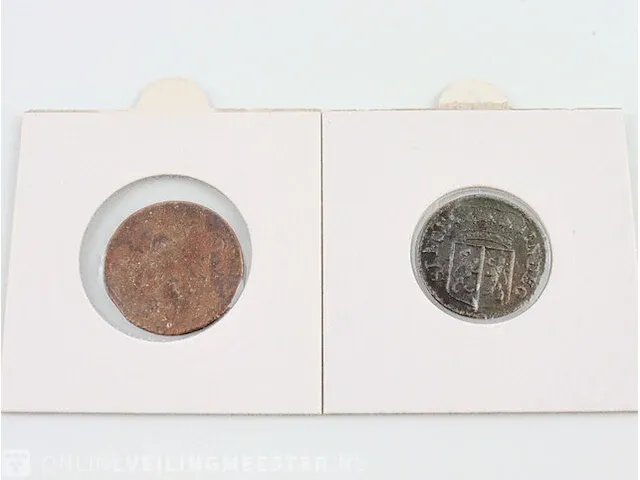 2x duiten nederland 1715, 1757 - afbeelding 4 van  6