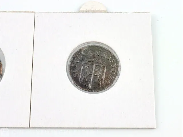 2x duiten nederland 1715, 1757 - afbeelding 6 van  6