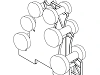 2x dumbell toren met dumbells 309hdhp001 - afbeelding 1 van  4