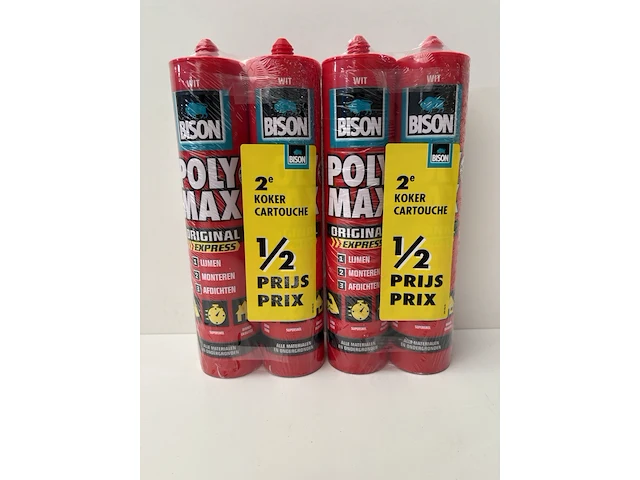 2x duo verpakking polymax wit bison - afbeelding 1 van  1