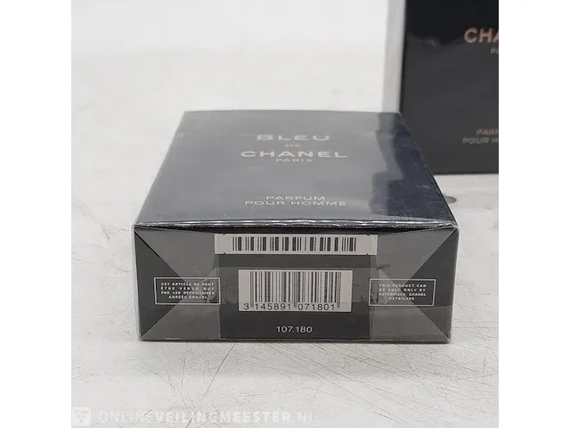 2x eau de parfum, 100 ml chanel, bleu de chanel - afbeelding 5 van  5