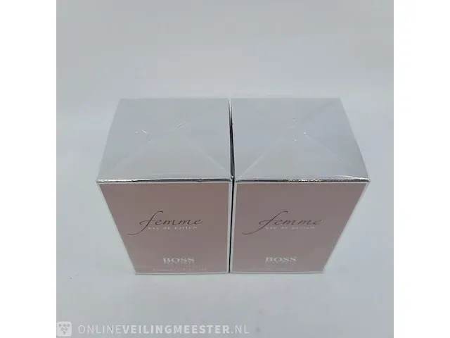 2x eau de parfum, 75 ml hugo boss, femme, vaporisateur spray - afbeelding 2 van  4