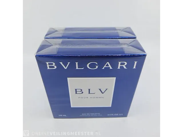 2x eau de toilette, 100 ml bvlgari, blv pour homme, vaporisateur spray - afbeelding 2 van  4