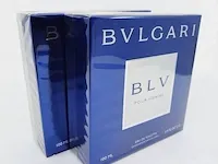 2x eau de toilette, 100 ml bvlgari, blv pour homme, vaporisateur spray - afbeelding 1 van  5