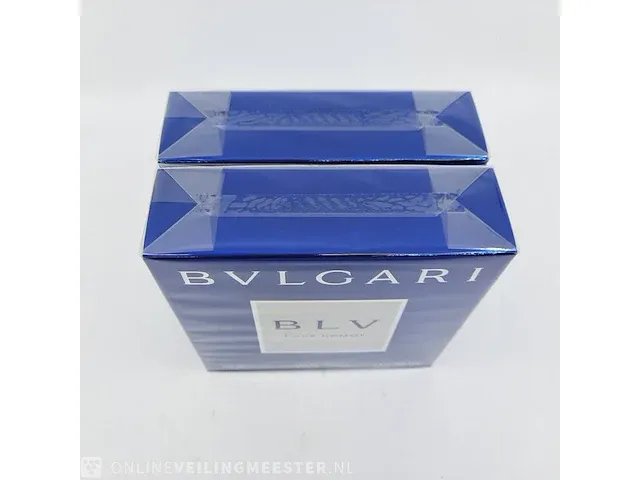 2x eau de toilette, 100 ml bvlgari, blv pour homme, vaporisateur spray - afbeelding 2 van  5