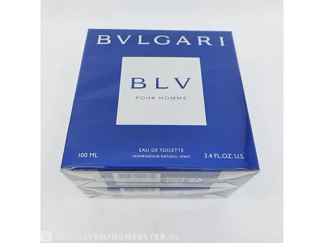 2x eau de toilette, 100 ml bvlgari, blv pour homme, vaporisateur spray - afbeelding 3 van  5