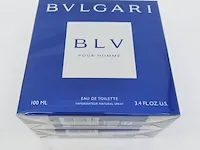 2x eau de toilette, 100 ml bvlgari, blv pour homme, vaporisateur spray - afbeelding 3 van  5