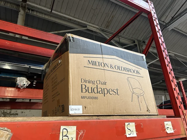 2x eetkamerstoel milton & oldbrook, budapest - afbeelding 6 van  6