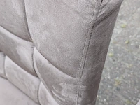 2x eetkamerstoel richmond zilveren ring, zazuhome, taupe - afbeelding 5 van  6