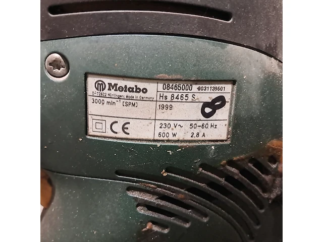 2x elektrische heggenschaar metabo, hs 8465 s - afbeelding 10 van  11