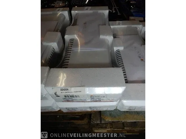 2x elektrische kachel drl, tego roundline, wit, , 60x20cm - afbeelding 1 van  3