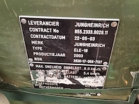 2x elektrische palletwagen in onderdelen jungheinrich, o.a ele18 / eje18, bouwjaar 2003 - afbeelding 6 van  27