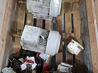 2x elektromotor en diverse onderdelen, o.a rotor - afbeelding 5 van  9