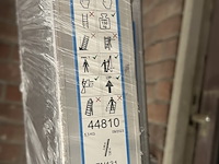 2x enkele ladder met gefelste sporten 10 sporten zarges, strato dl 44810 - afbeelding 5 van  5