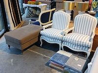 2x fauteuil, 1x hocker en 6x plaid, o.a. most en by louise - afbeelding 1 van  21