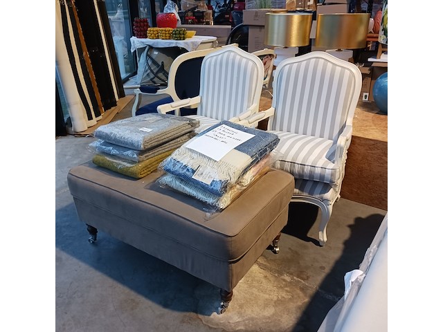 2x fauteuil, 1x hocker en 6x plaid, o.a. most en by louise - afbeelding 12 van  21