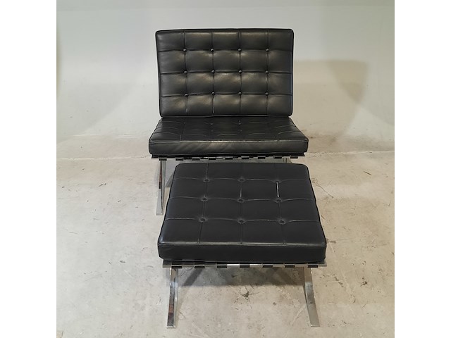 2x fauteuil en voetenbank - afbeelding 1 van  7