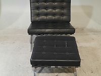 2x fauteuil en voetenbank