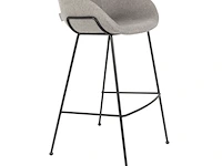 2x feston barkruk 76cm fab zuiver, grijs / chroom - afbeelding 1 van  4