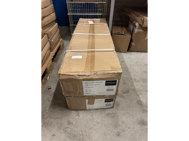 2x fitness hometrainer opvouwbaar ultrasport, f-bike 200b - afbeelding 1 van  2
