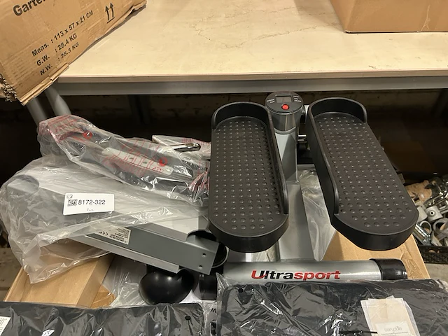 2x fitness stepper ultrasport - afbeelding 1 van  6