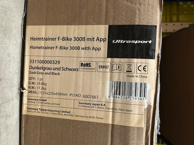 2x fitnessapparatuur w.o. hometrainer, f-bike ultrasport - afbeelding 3 van  3