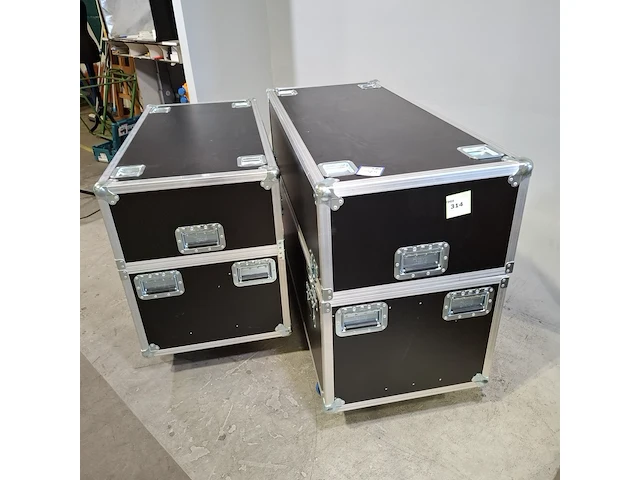 2x flightcase, techno case - afbeelding 7 van  13