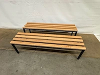 2x garderobe bank - afbeelding 1 van  4