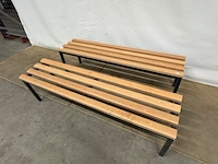 2x garderobe bank - afbeelding 2 van  4