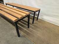 2x garderobe bank - afbeelding 3 van  4