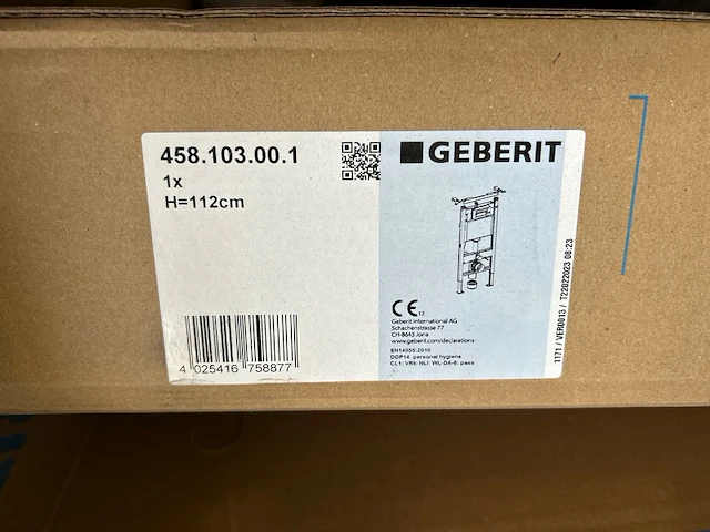 2x geberit duofixbasic delta 12 cm voor wandtoilet - afbeelding 4 van  5
