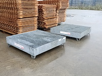 2x gegalvaniseerde lekbak, 2033, bouwjaar 2003 - afbeelding 1 van  7