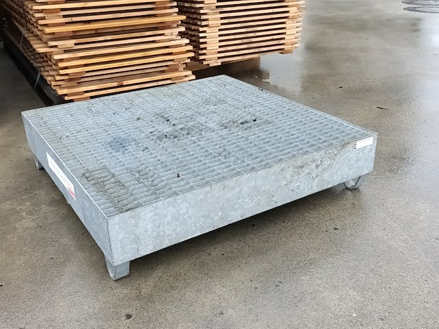 2x gegalvaniseerde lekbak, 2033, bouwjaar 2003 - afbeelding 4 van  7