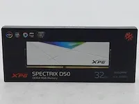 2x geheugenkaart xpg, spectrix d50 ddr4 rgb memory 32gb 3600mhz pc4-28800