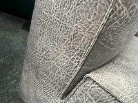 2x gelderland - design fauteuil - grijs - olifantenprint - afbeelding 6 van  13