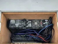 2x geluidsmixer en 1x versterker in flightcase o.a. behringer - afbeelding 5 van  6